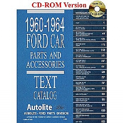 1960-1964 FORD CAR MASTER PARTS & ACCESSORIES CATALOG