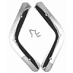 1963-1965 BUCKET SEAT OUTER HINGE COVERS - HARDTOPS ONLY