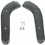 1963-1965 CONVERTIBLE BENCH SEAT SIDE HINGE COVERS - PAIR