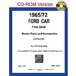 1965-1972 FORD CAR MASTER PARTS & ACCESSORIES CATALOG
