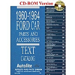 1960-1964 FORD CAR MASTER PARTS & ACCESSORIES CATALOG