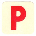 1962-1970  "P" OR PAINT DECALS