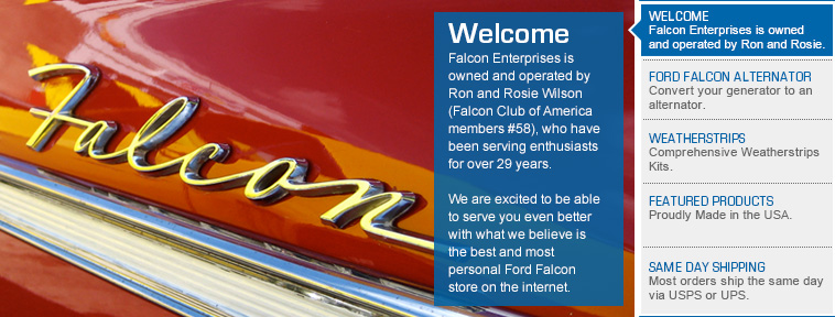 Falcon Enterprises Has The Ford Falcon Mercury Comet Parts