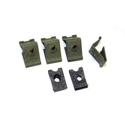 1964-1965 INSTRUMENT BEZEL RETAINING CLIPS SET