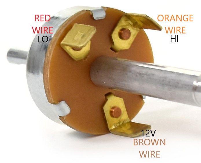 1960-1963 HEATER FAN CONTROL SWITCH & CABLE ASSEMBLIES