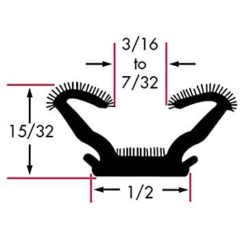 1960-1965 TOP & REAR GLASS CHANNELS - ALL MODELS- PAIR