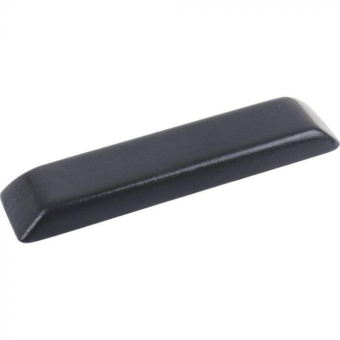 1966 ARM REST PAD - BLACK - 9 1/2 INCHES