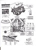 1962-1963 DECAL KITS - 144 CU.IN. - 13 PIECES