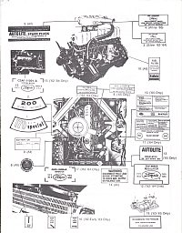 1962-1965 DECAL KITS- 170/200 CU.IN. - 16 PIECES