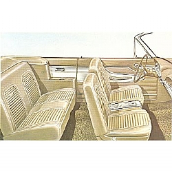 1963 REAR SEAT UPHOLSTERY