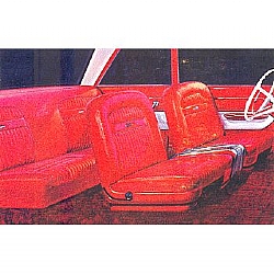 1961-1962 REAR SEAT UPHOLSTERY