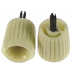 1960-1963 RADIO KNOBS WITH METAL SHAFTS - PLAIN