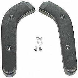 1963-1965 CONVERTIBLE BENCH SEAT SIDE HINGE COVERS - PAIR