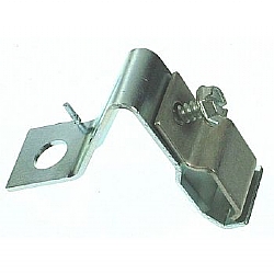 1963-1965 V-8 FUEL LINE BRACKETS- ATTACHES TO WATER PUMP