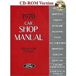 1970 FORD CAR SHOP MANUAL