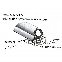 1965 - 1966 TRUNK LID SEALS