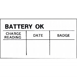 1964-1970 BATTERY TEST OK DECALS