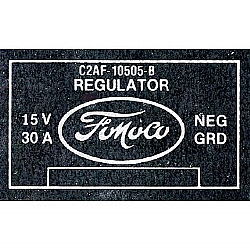 1962-1964 VOLTAGE REGULATOR DECALS