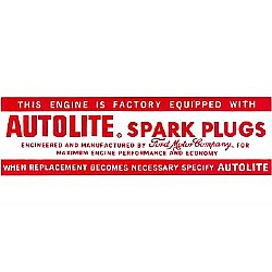 1962-1966  AUTOLITE SPARK PLUG AIR CLEANER DECALS