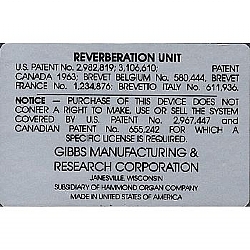 1964-1966 REVERBERATION DECALS