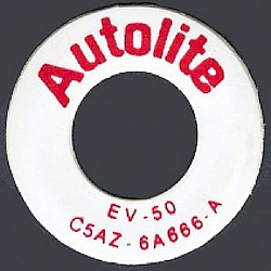 1965-1967 289 HI-PO PCV PLASTIC RING