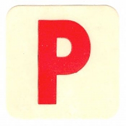 1962-1970  "P" OR PAINT DECALS