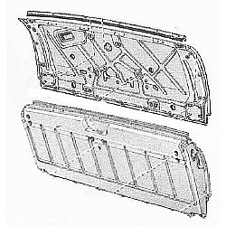 1960-1965 TAILGATE WINDOW HORIZONTAL WEATHERSTRIPS