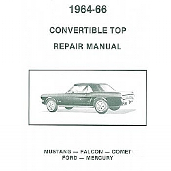 1963-1965 CONVERTIBLE TOP REPAIR MANUALS