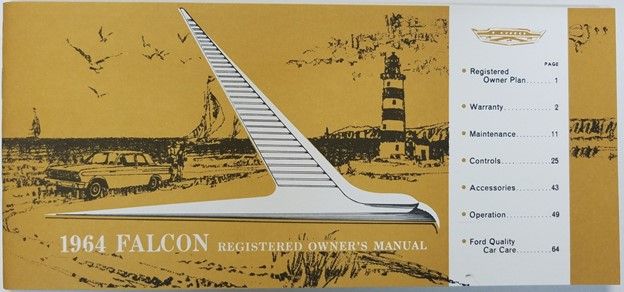 1964 OWNER'S MANUAL