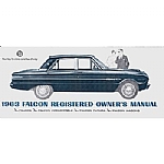 1963 FORD FALCON OWNER'S MANUALS