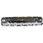 1960-1965 6 CYLINDER VALVE COVERS - CHROME -  PLAIN