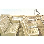1963 REAR SEAT UPHOLSTERY