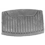 1960-1965 BRAKE or CLUTCH PEDAL PADS - MANUAL TRANSMISSION