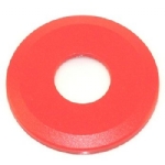 1960-1965 DOOR HANDLE ESCUTCHEONS - RED