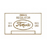 1960-1961 VOLTAGE REGULATOR DECALS