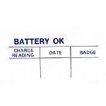 1960-1963 BATTERY TEST OK DECALS