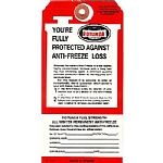 1965-1966 "ROTUNDA" ANTIFREEZE TAGS