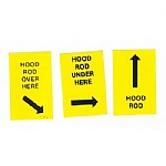 1960-1962 HOOD ROD DECAL SETS - 3 PIECES